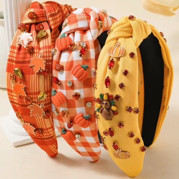 *Buy Now* Fall Festive Headband (Choice of 1) NWT - Picture 2 of 5